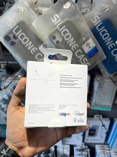 Belkin Boost Charge Braided USB-C to USB-C Cable 60W