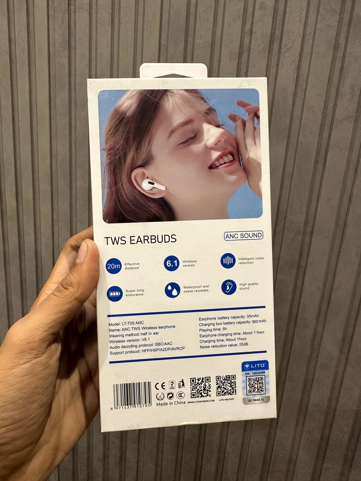 Lito LT-T05 ANC TWS Wireless Earphones