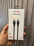Ven Dens USB-C to Lightning Data Cable - 27W