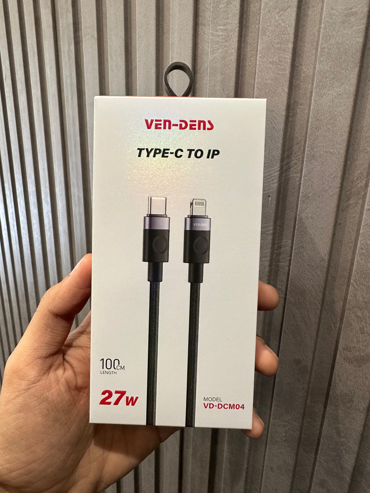 Ven Dens USB-C to Lightning Data Cable - 27W