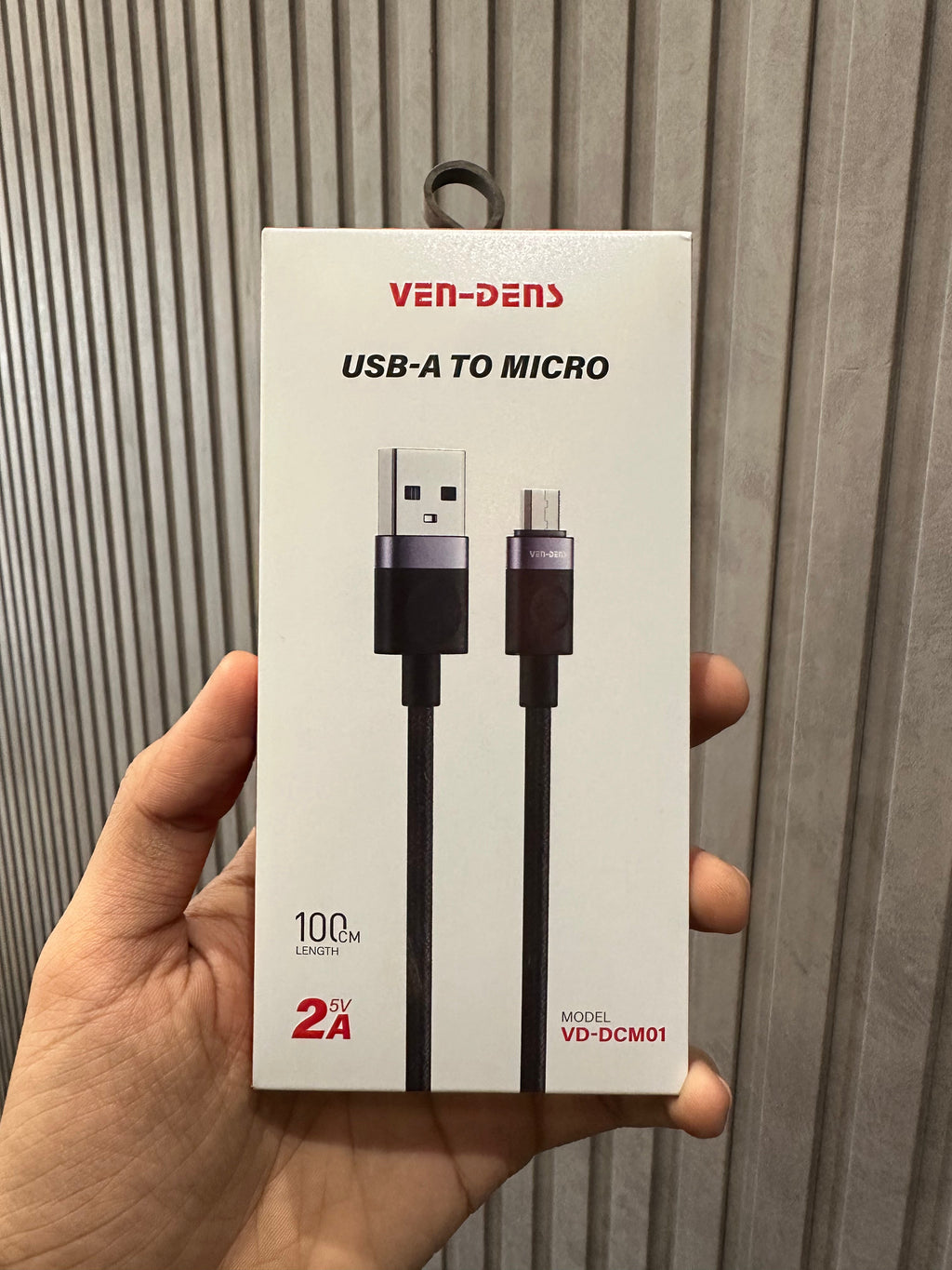 Ven Dens USB-A to Micro Data Cable - 1M