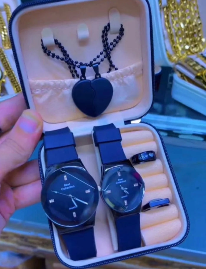 COUPLES BEST WATCH GIFT BOX