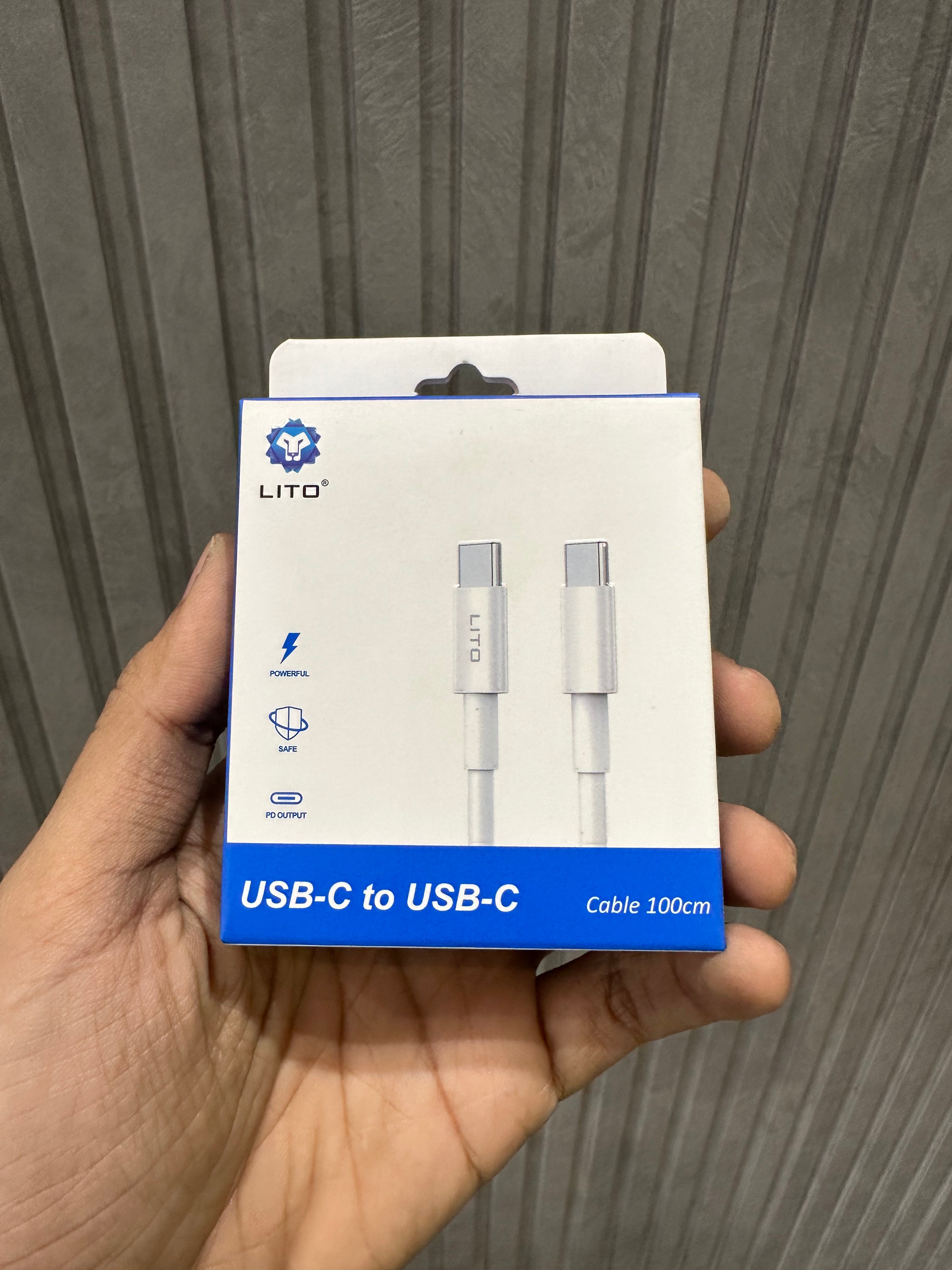 LITO USB-C to USB-C Data Cable - 1M