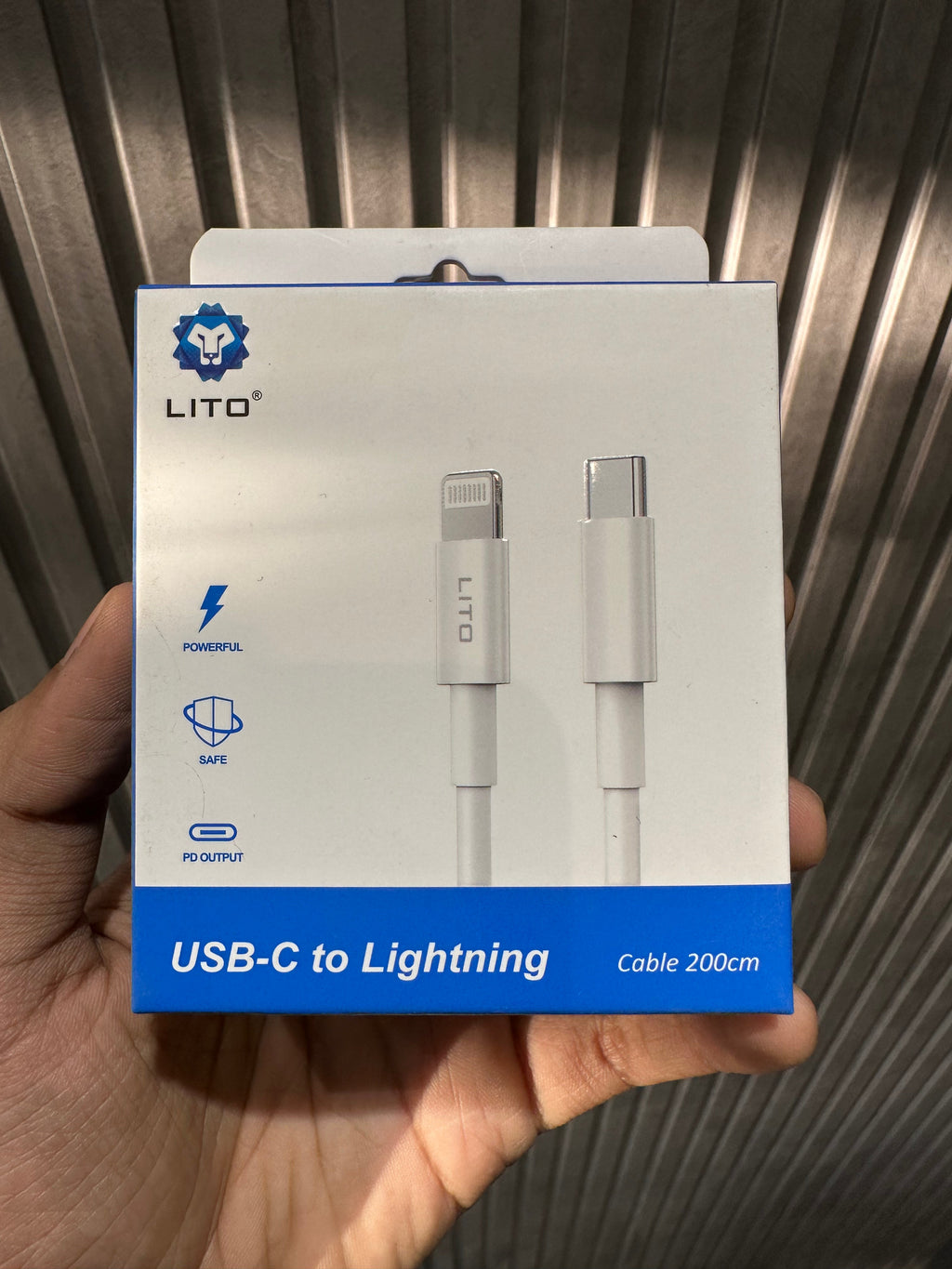 LITO USB-C to Lightning Data Cable - 2M