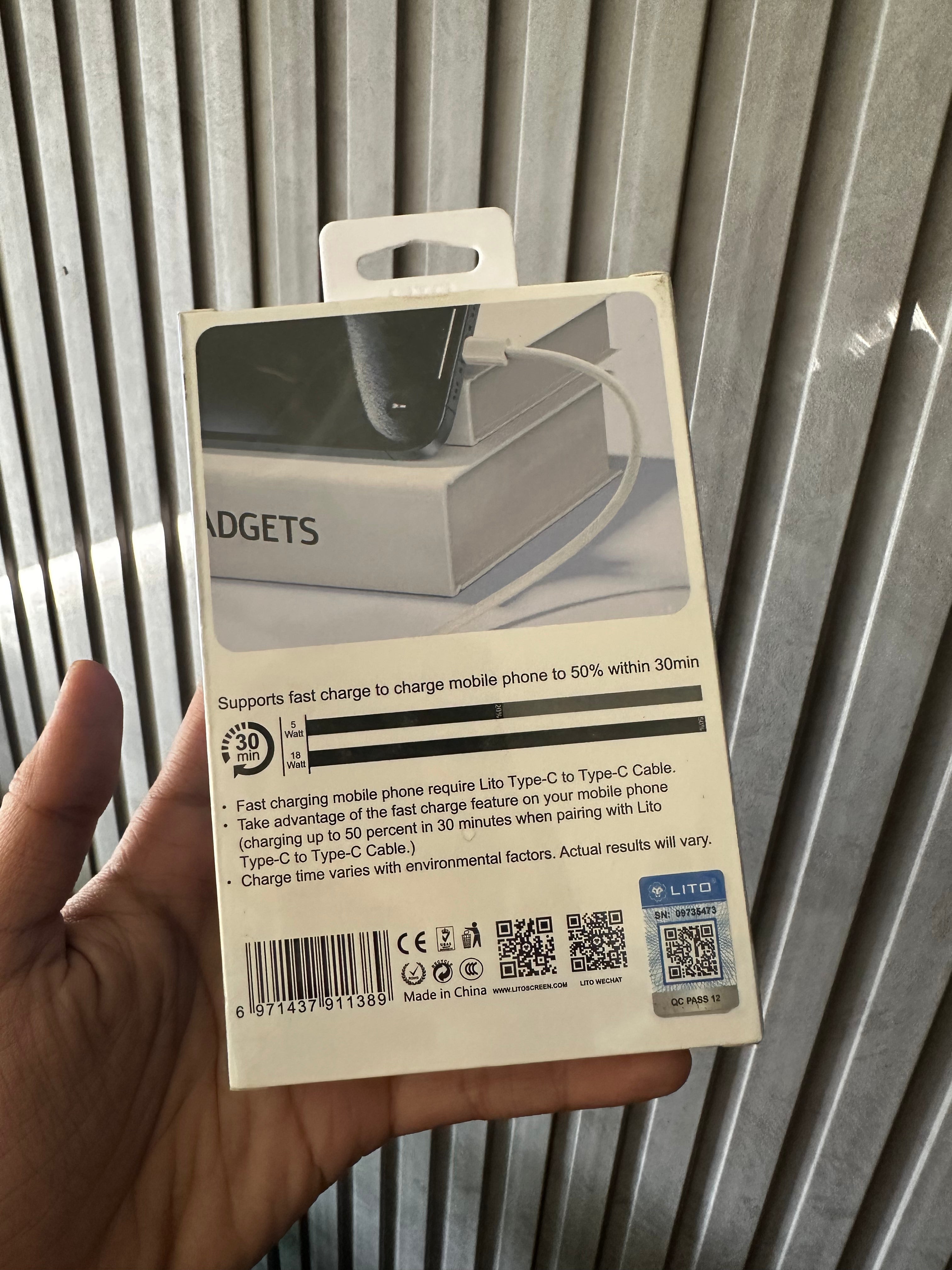 LITO PD 60W USB-C to USB-C Cable - 2M