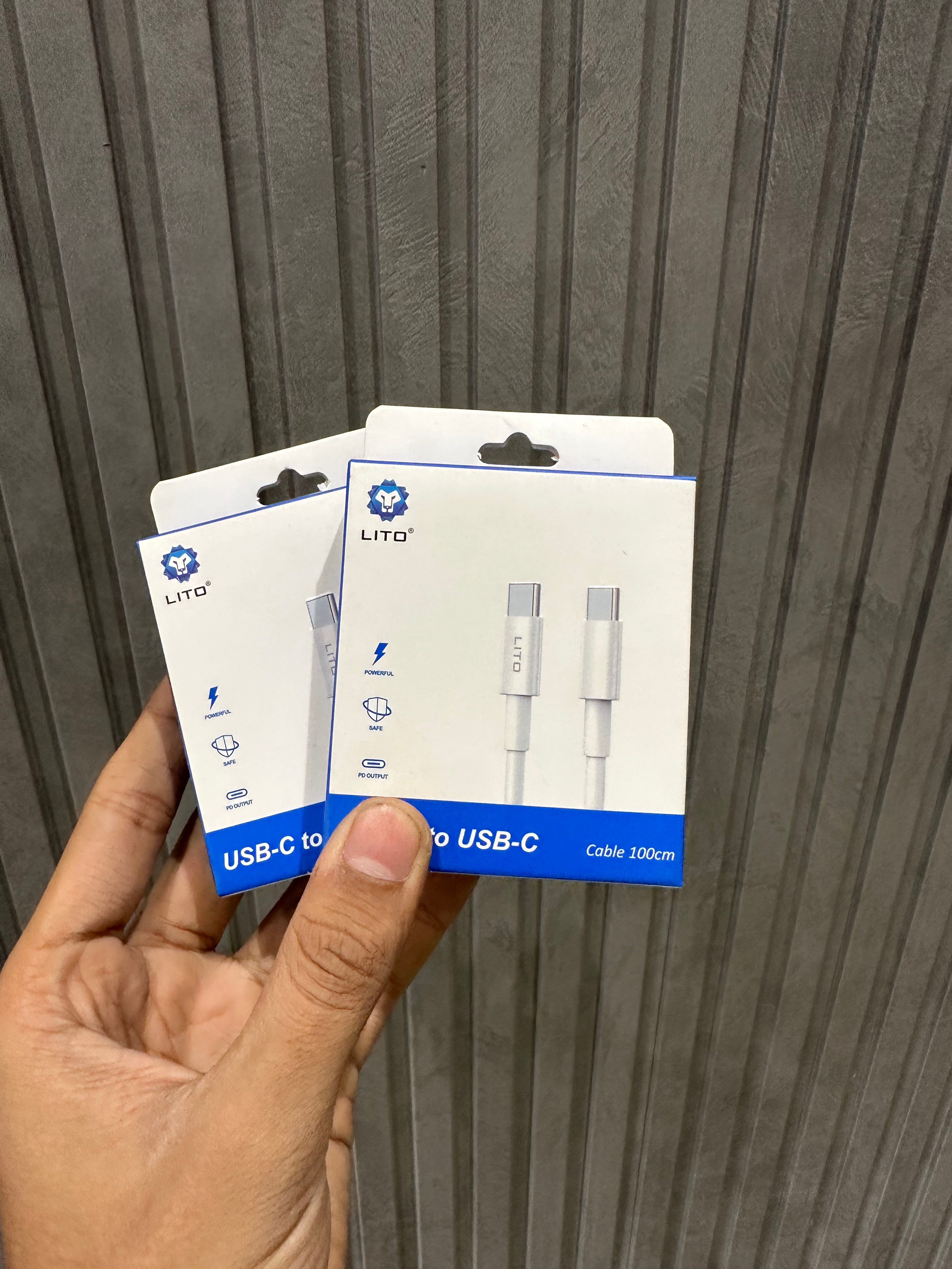 LITO USB-C to USB-C Data Cable - 1M