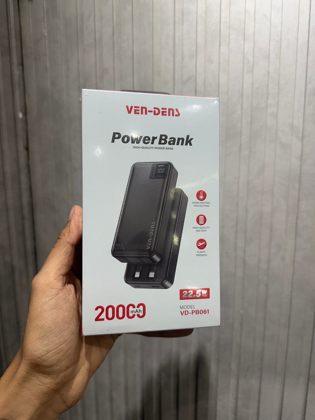 Ven Dens Fast Charging Power Bank 20000 mAh - VD-PB061