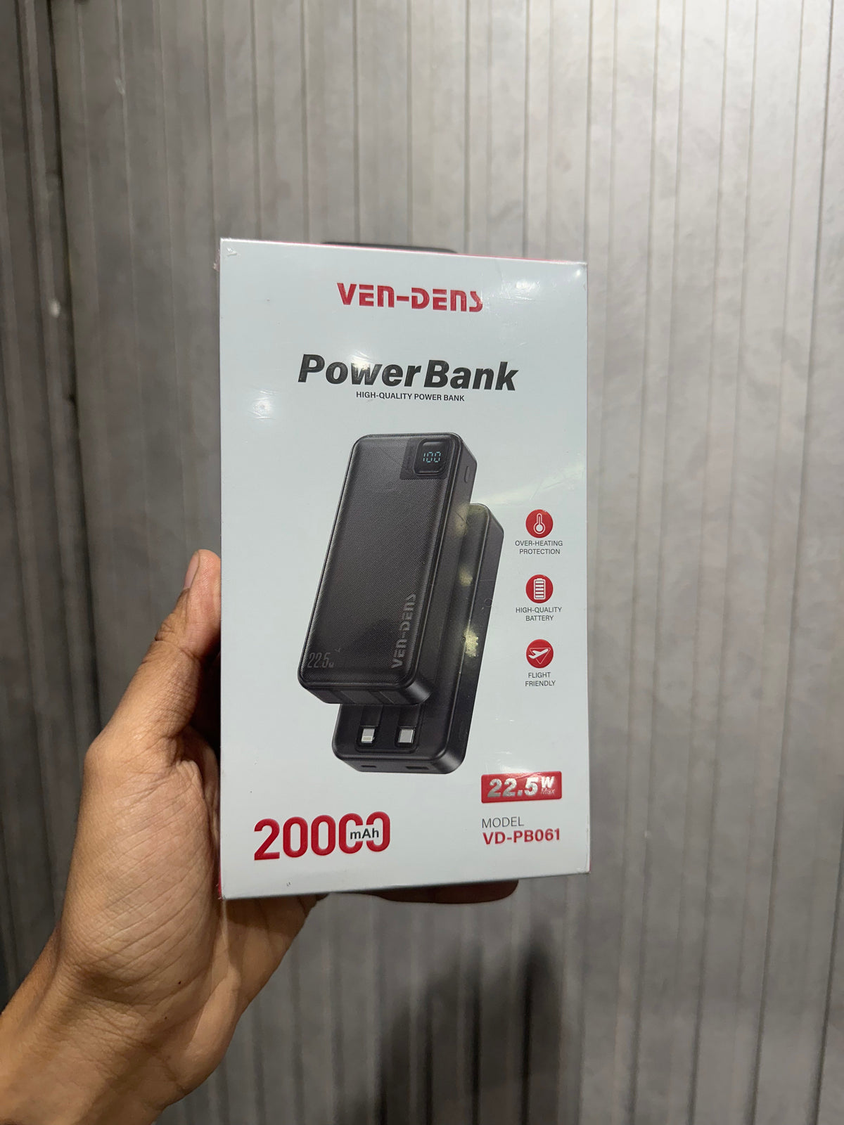 Ven Dens Fast Charging Power Bank 20000 mAh - VD-PB061