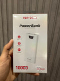 Ven Dens 10000mAh Fast Charging Power Bank 22.5W – Digital Display