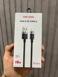 VenDens USB-A to USB-C Braided Data Cable - 1M